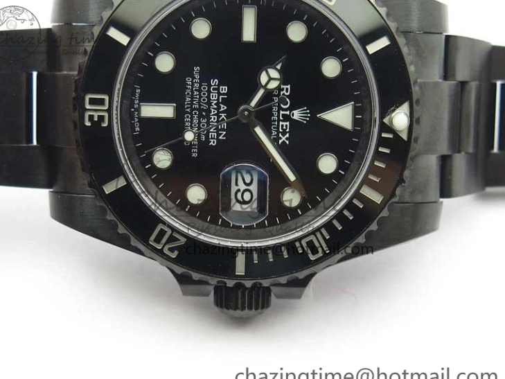 MiroTime 0426 Submariner Blaken W Date 904L PVD V6F 1:1 Best Edition A WrinkleFree 2879
